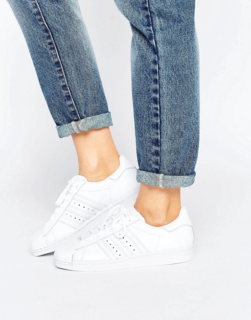 Women Adidas Superstar 80S Shoes Ftwwht Adidas Premium Trainers Cha