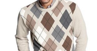 Argyle sweater | Men sweater, Knitwear men, Argy