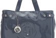 Amazon.com: Armani Jeans Medium Embossed Logo Patent Vinyl Bag .