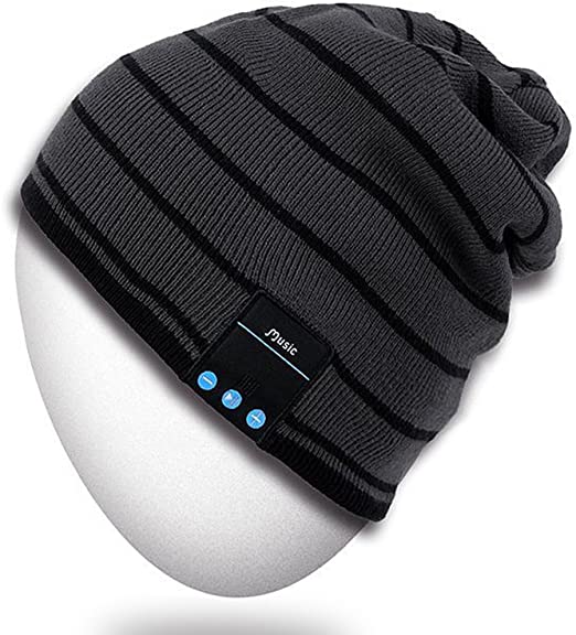 Amazon.com : Rotibox Bluetooth Beanie Hat Wireless Headphone for .
