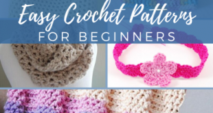 39 Easy Crochet Patterns for Beginners | AllFreeCrochet.c