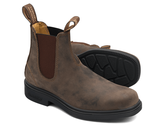 Rustic Brown Leather Chelsea Boots, Men's Style 1306 - Blundstone U