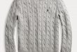 Cable-Knit Cotton Sweat