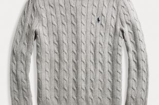 Cable-Knit Cotton Sweat