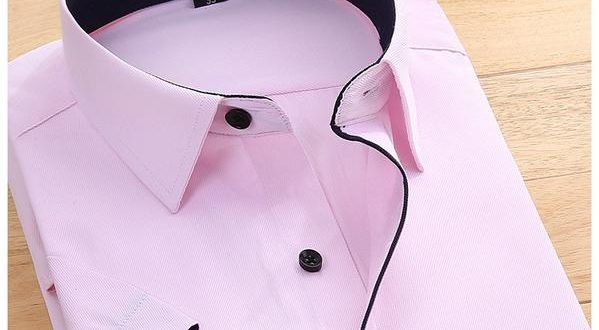 Casual Pink Shirt For Men – rocbe.com