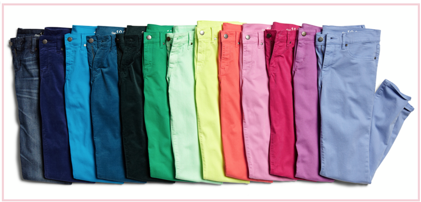 Gap: 40% Off ALL 1969 Denim (Colored Jeans and More!) TODAY On