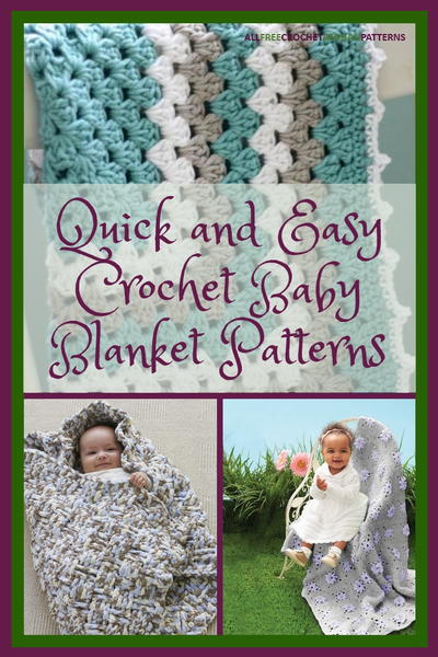 40+ Quick and Easy Crochet Baby Blanket Patterns .