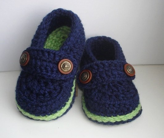 Easy Crochet Pattern Baby Loafers, Baby Booties, Crochet Booty for .