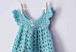 FREE Baby Dress Crochet Patterns | Crochet baby dress pattern .