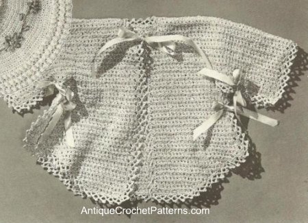 Infant Sacque - Baby Clothes - Free Crochet Patte