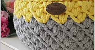 Crochet basket pattern: Honey b basket (Home decor Book 1 .