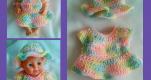 Doll Clothes {Free Crochet Pattern} | Crochet doll clothes free .