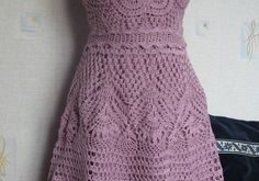 Crochet beautiful dress | Crochet dress, Crochet lace dress, Black .