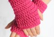 50-Minute Fingerless Crochet Gloves - Repeat Crafter