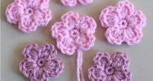 Simple Crochet Flower – Pattern and Tutori