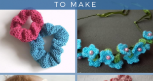 22+ Coolest Crochet Hair Accessories to Make | AllFreeCrochet.c