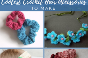 22+ Coolest Crochet Hair Accessories to Make | AllFreeCrochet.c