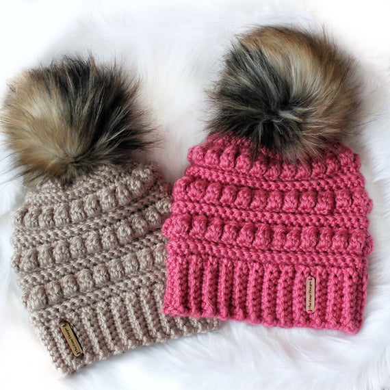 Easy Crochet pattern-Crochet hat ISABEL Beanie Hat | Et