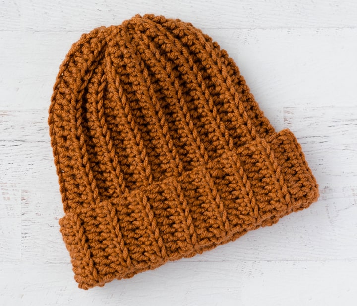 Ribbed Wonder: An Easy Crochet Hat - Crochet 365 Knit T