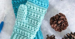 Snow Drops Mittens Free Crochet Pattern — Left in Kno