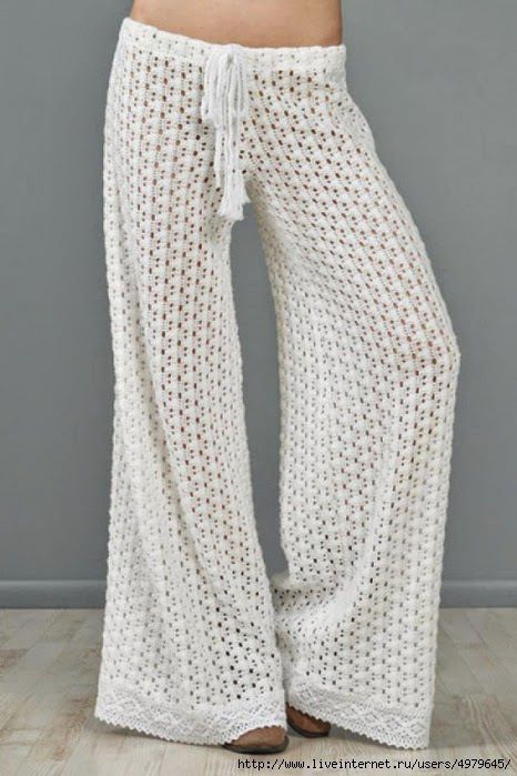 Free Pattern – Crochet Pants | Crochet skirts, Crochet clothes .