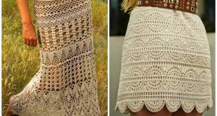 10 Amazing Crochet Skirts - free patterns and charts | Crochet .