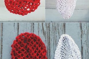 12 Free Vintage Snood Knitting and Crochet Patterns (Va-Voom .