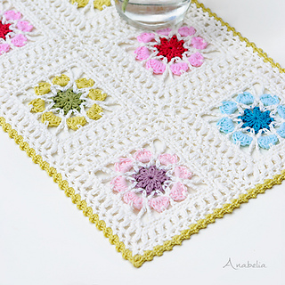 Ravelry: Flowers tablecloth pattern by Anabelia Handma