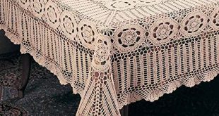 Amazon.com: TCC Handmade Crochet Lace Tablecloth. 100% Cotton .