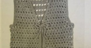 Easy to Make Crochet Vest | Crochet vest pattern, Crochet .