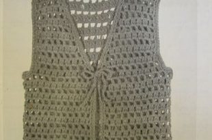 Easy to Make Crochet Vest | Crochet vest pattern, Crochet .