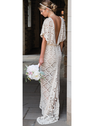 Crochet wedding dress patterns and wedding accessories to croch
