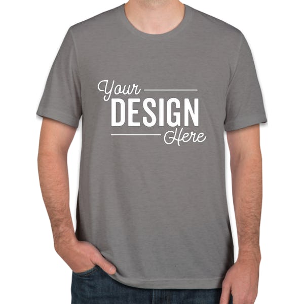 Custom Bella + Canvas Tri-Blend T-shirt - Design Short Sleeve T .
