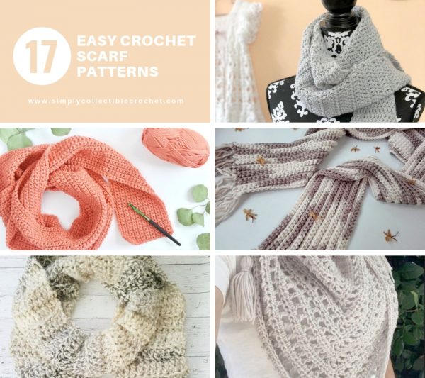 17 Easy Crochet Scarf Patterns • Simply Collectible Croch