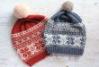 Fair Isle Beanie - Free Knitting Pattern | Fair isle knitting .