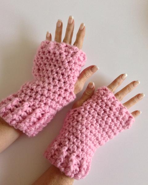 Fingerless Gloves Texting Mitts Free Pattern– Maggie's Croch