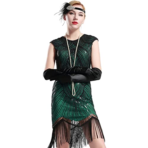 Green Flapper Dress: Amazon.c