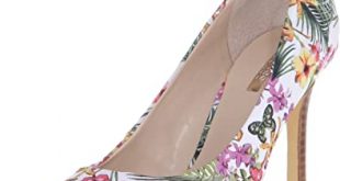 Amazon.com | GUESS Women's Eloy Floral Pump, 10 B(M) US | Pum