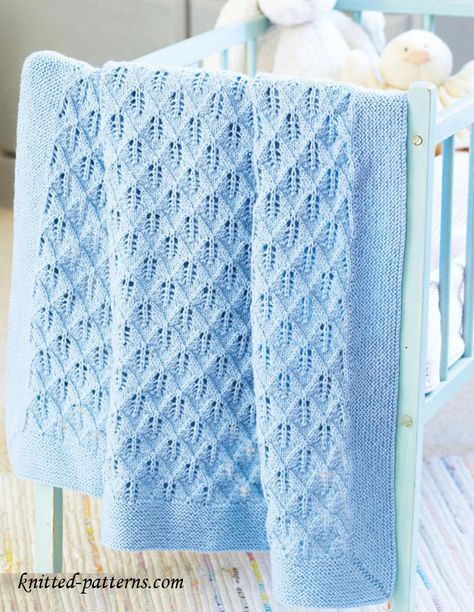 8 Super Cute Knit Baby Blanket Patterns | Free baby blanket patter