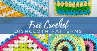 47 Free Crochet Dishcloth Patterns | AllFreeCrochet.c