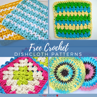 47 Free Crochet Dishcloth Patterns | AllFreeCrochet.c