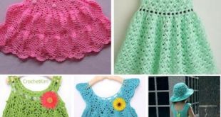 24 Free Crochet Baby Dress Patterns | Crochet baby dress pattern .