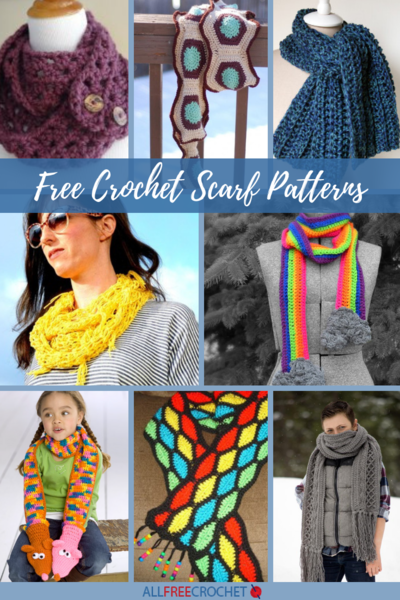 40+ Free Crochet Scarf Patterns | AllFreeCrochet.c
