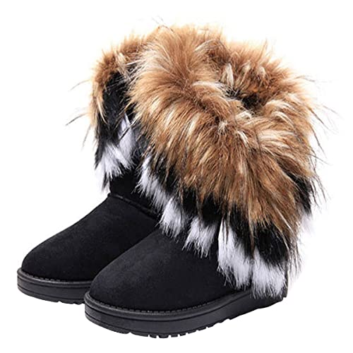 Women's Faux Fur Boots: Amazon.c