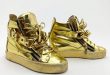 Giuseppe Zanotti Shoes | Gold Sneakers Womens Size 5 | Poshma