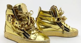 Giuseppe Zanotti Shoes | Gold Sneakers Womens Size 5 | Poshma