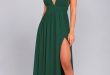 Forest Green Gown - Maxi Dress - Sleeveless Maxi Dre