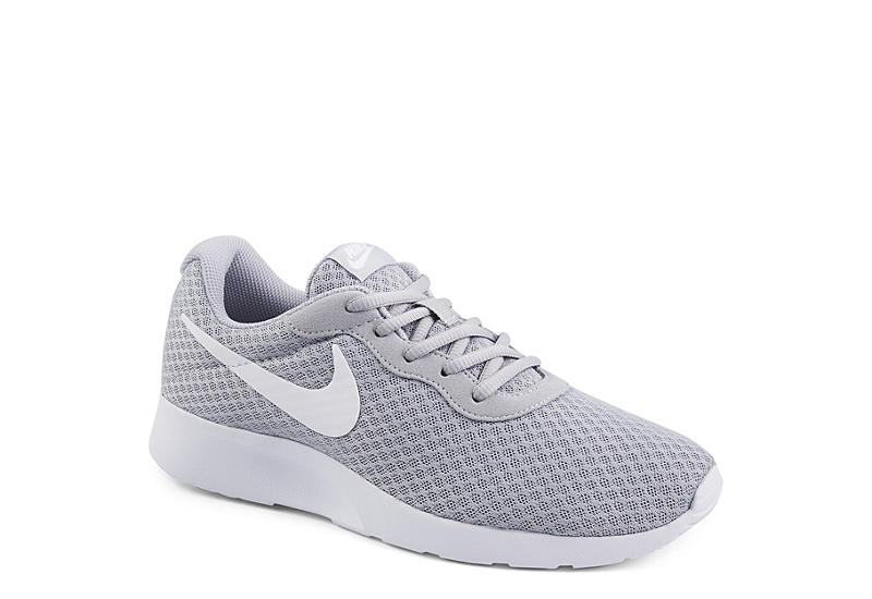 Grey & White Nike Tanjun Men's Running Shoes | Rack Room Sho