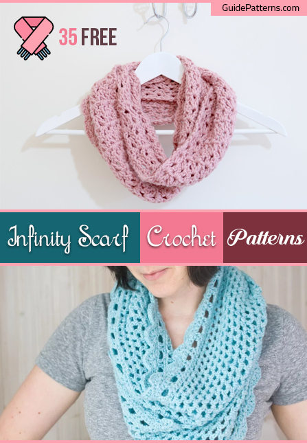 35 Free Infinity Scarf Crochet Patterns | Guide Patter