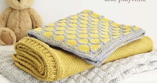 35 Knitted Baby Blankets: For the nursery, stroller, and playtime .